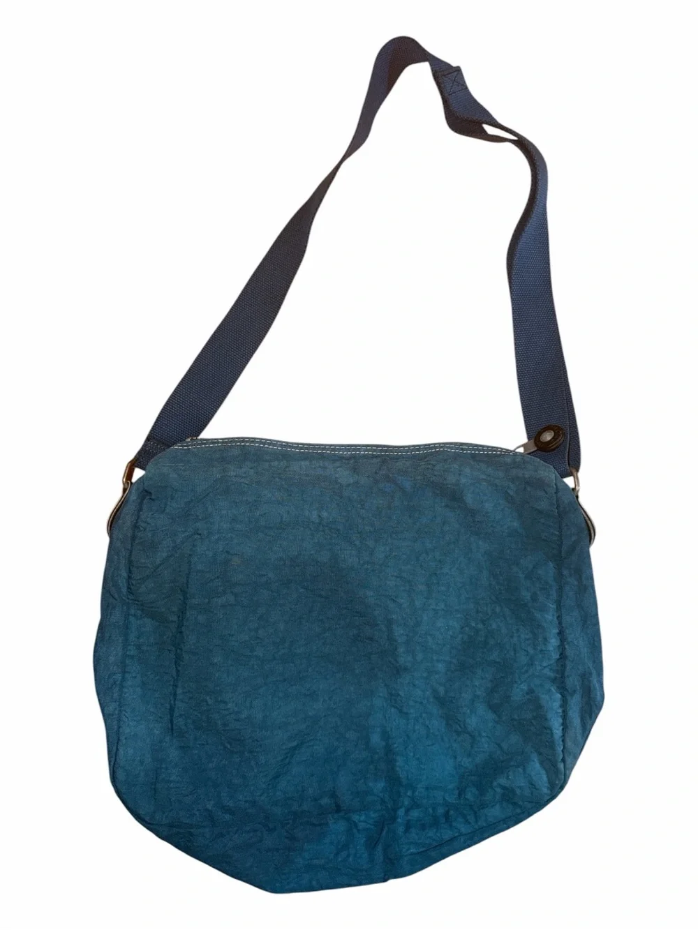 Kipling Blue Teal Nylon Crossbody Bag with Adjustable Strap